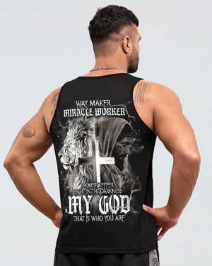 Way Maker Miracle Worker Cross Lion Men's All Over Print Shirt - Tlnt2005242