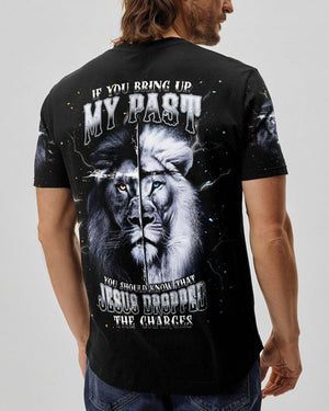 Jesus Dropped The Charges Lion Men's All Over Print Shirt - Tlnt2111242