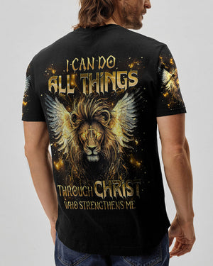 I Can Do All Things Lion Wings Men's All Over Print Shirt - Tlnt2603252