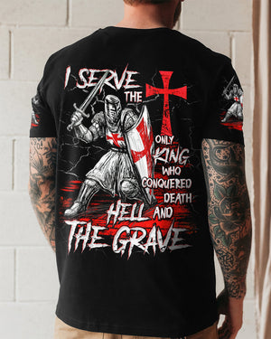 I Serve The Only King Warrior Men's All Over Print Shirt - Tlnt2612251