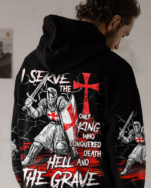 I Serve The Only King Warrior Men's All Over Print Shirt - Tlnt2612251