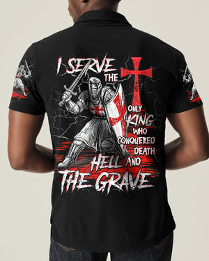 I Serve The Only King Warrior Men's All Over Print Shirt - Tlnt2612251