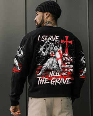 I Serve The Only King Warrior Men's All Over Print Shirt - Tlnt2612251