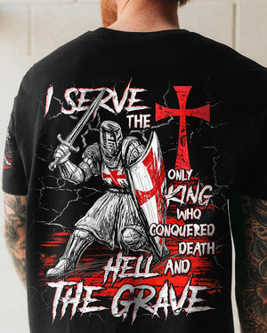 I Serve The Only King Warrior Men's All Over Print Shirt - Tlnt2612251