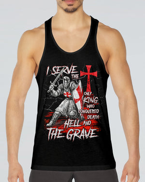 I Serve The Only King Warrior Men's All Over Print Shirt - Tlnt2612251