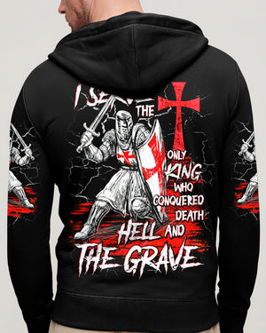 I Serve The Only King Warrior Men's All Over Print Shirt - Tlnt2612251