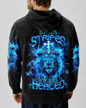 By His Stripes We Are Healed Lion Men's All Over Print Shirt - Tlnt2803252