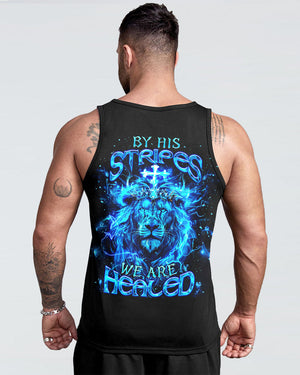By His Stripes We Are Healed Lion Men's All Over Print Shirt - Tlnt2803252