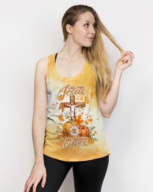 Fall For Jesus He Never Leaves Women's All Over Print Shirt - Tlnt2907242