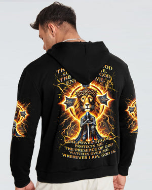The Light Of God Surround Me Lion Warrior Men's All Over Print Shirt - Tlnz0212243