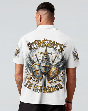Strength In His Armor Men's All Over Print Shirt - Tlnz0408253