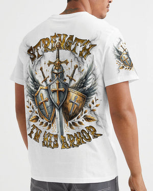 Strength In His Armor Men's All Over Print Shirt - Tlnz0408253