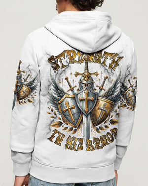 Strength In His Armor Men's All Over Print Shirt - Tlnz0408253