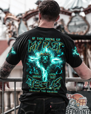 Jesus Dropped The Charges Lion Men's All Over Print Shirt - Tlnz0608244