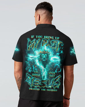 Jesus Dropped The Charges Lion Men's All Over Print Shirt - Tlnz0608244