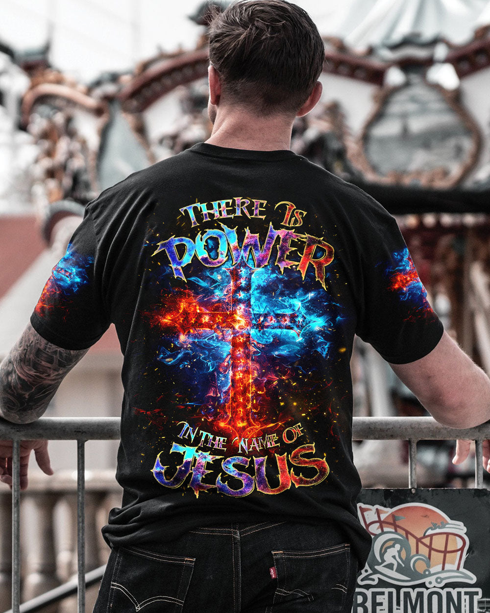 There Is Power In The Name Of Jesus Men's All Over Print Shirt - Tlnz1104241