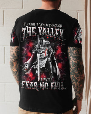 I Will Fear No Evil Warrior Men's All Over Print Shirt - Tlnz1209251