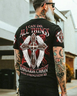 I Can Do All Things Cross Wings Men's All Over Print Shirt - Tlnz1504253