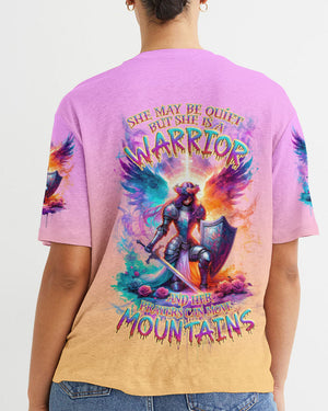 Prayers Can Move Mountains Warrior Wings Women's All Over Print Shirt - Tlnz1612233