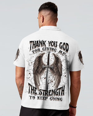 Thank You God Wings Men's All Over Print Shirt - Tlnz1704254