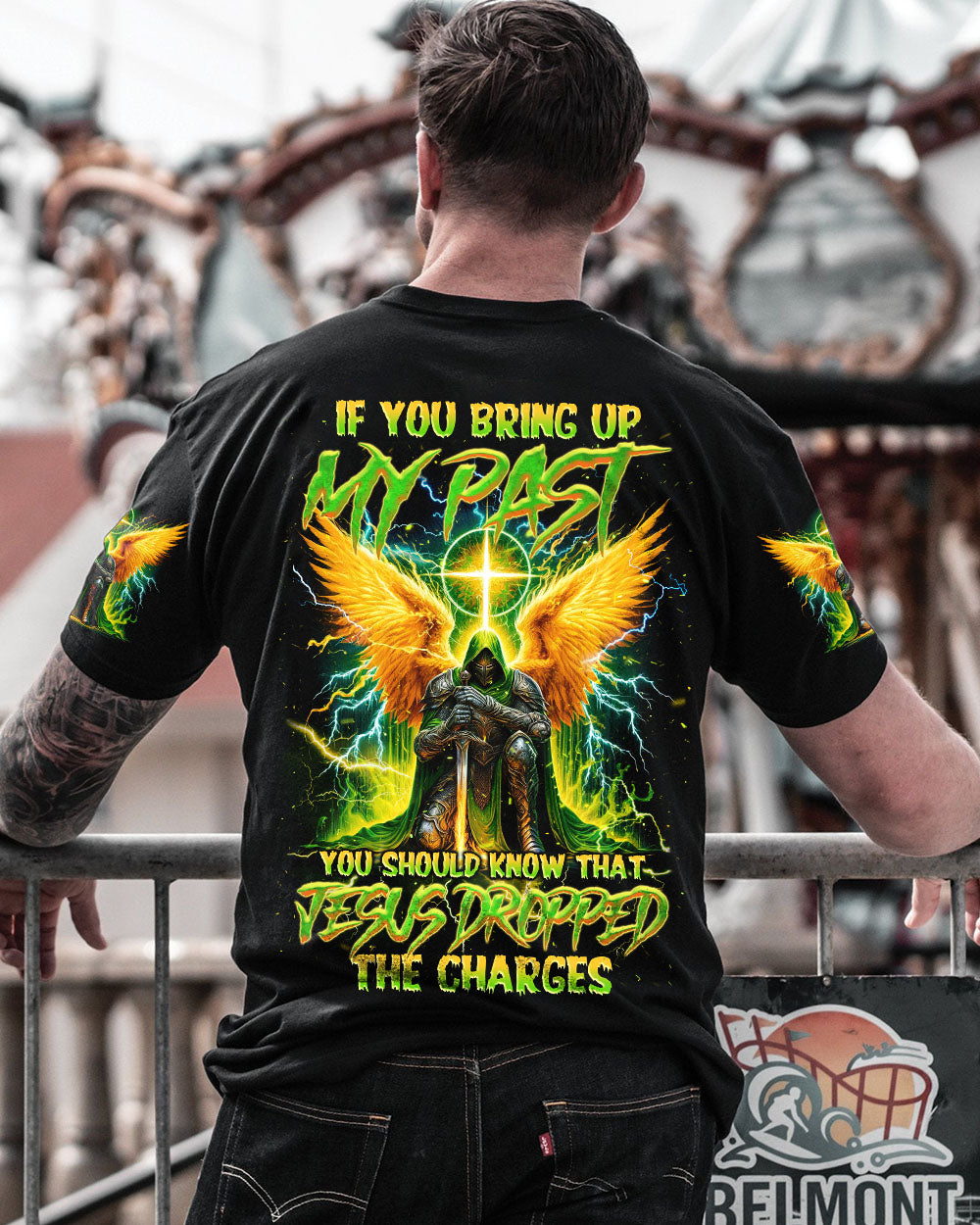 Jesus Dropped The Charges Warrior Men's All Over Print Shirt - Tlnz1705245