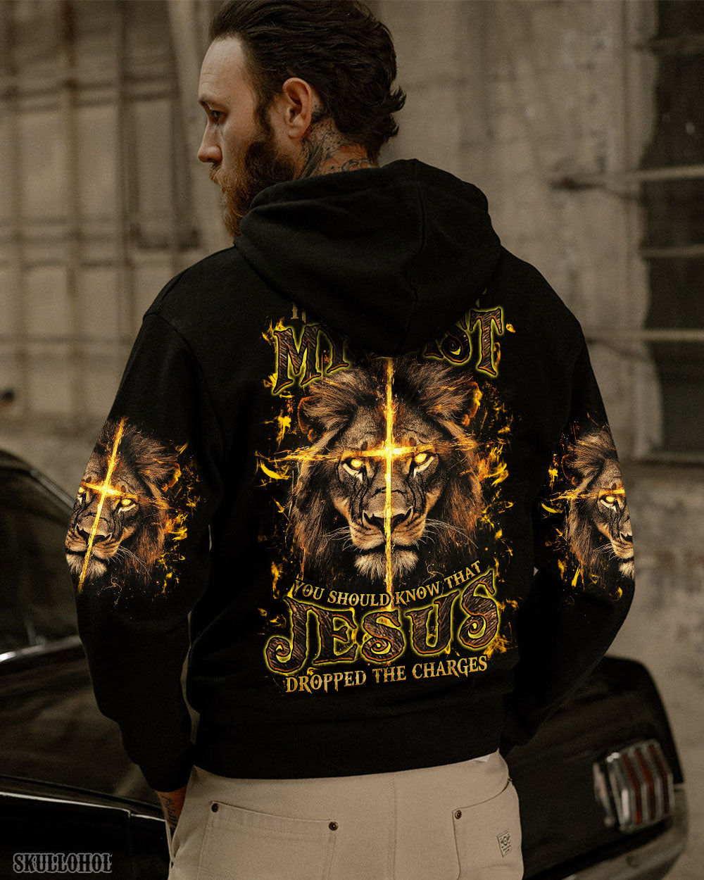 Jesus Dropped The Charges Lion Men's All Over Print Shirt - Tlnz2011242