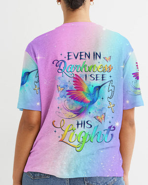 Even In The Darkness Hummingbird Women's All Over Print Shirt - Tlnz2309234