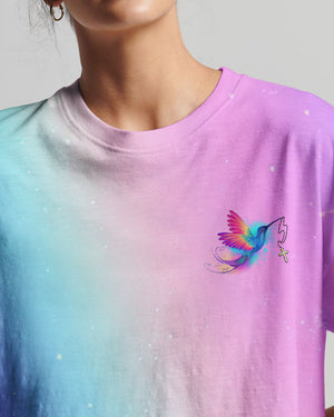 Even In The Darkness Hummingbird Women's All Over Print Shirt - Tlnz2309234