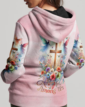 I Believe There Are Angels Among Us Women's All Over Print Shirt - Tlnz2311232