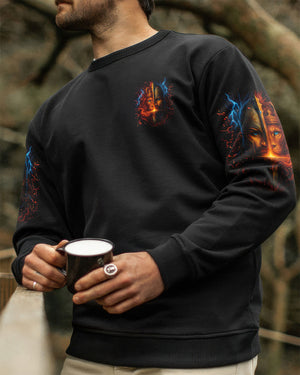 Jesus Dropped The Charges Lion Warrior Men's All Over Print Shirt - Tlnz2406253