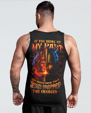 Jesus Dropped The Charges Lion Warrior Men's All Over Print Shirt - Tlnz2406253