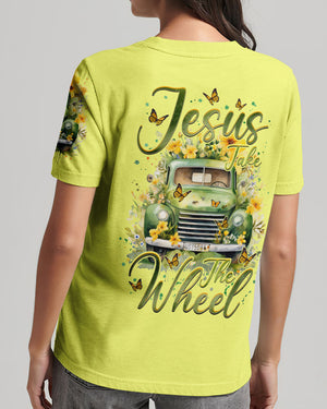 Jesus Take The Wheel Truck Flower Women's All Over Print Shirt - Tlnz2612233