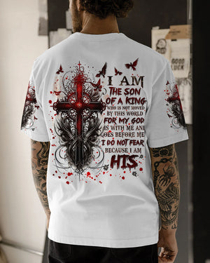 I Am The Son Of A King Cross Men's All Over Print Shirt - Tlnz2706243