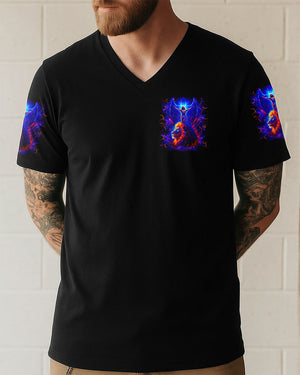 I Would Rather Stand With God Lion Men's All Over Print Shirt - Tlnz2708254