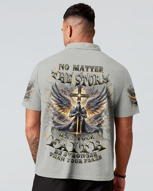 No Matter The Storm Warrior Men's All Over Print Shirt - Tlnz2711243