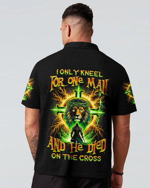 I Only Kneel For One Man Warrior Lion Men's All Over Print Shirt - Tlnz2812242