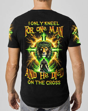 I Only Kneel For One Man Warrior Lion Men's All Over Print Shirt - Tlnz2812242