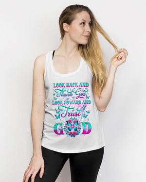 Look Back And Thank God Butterfly Women's All Over Print Shirt - Tlnz3101244