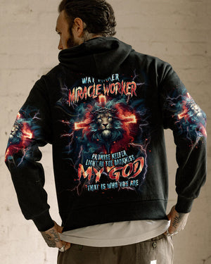 Way Maker Miracle Worker Cross Lion Men's All Over Print Shirt - Tlpq0305242