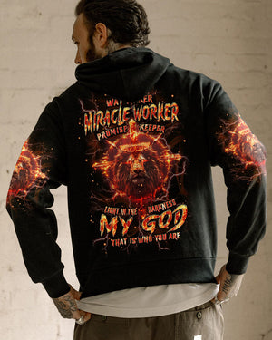 Way Maker Miracle Worker Cross Lion Men's All Over Print Shirt - Tlpq1904244