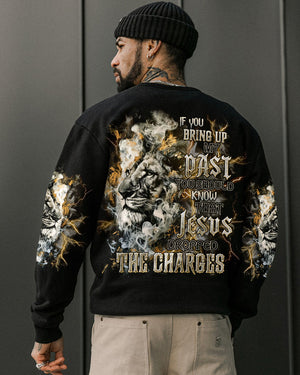 Jesus Dropped The Charges Lion Men's All Over Print Shirt - Tlnt1209242