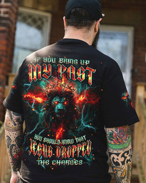 Jesus Dropped The Charges Lion Men's All Over Print Shirt - Tlpq3008242