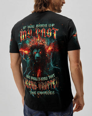 Jesus Dropped The Charges Lion Men's All Over Print Shirt - Tlpq3008242