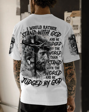 I Would Rather Stand With God Men's All Over Print Shirt - Tltr0411244