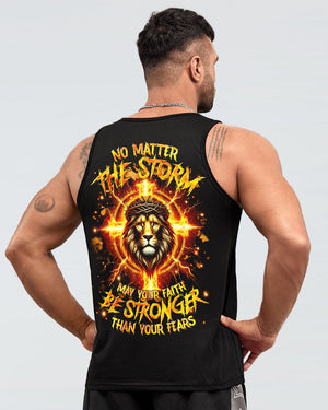 No Matter The Storm Lion Men's All Over Print Shirt - Tltr0512244