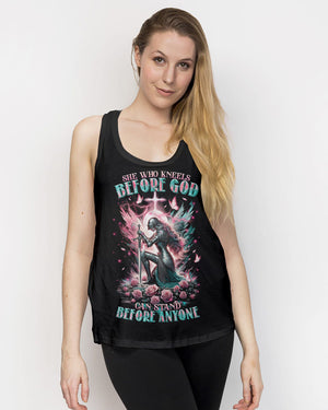 She Who Kneels Before God Warrior Women's All Over Print Shirt - Tltr0712234