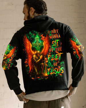 I Just Wanna Sit At The Feet Of Jesus Warrior Men's All Over Print Shirt - Tltr1009251
