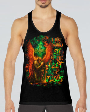 I Just Wanna Sit At The Feet Of Jesus Warrior Men's All Over Print Shirt - Tltr1009251