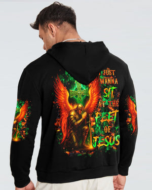 I Just Wanna Sit At The Feet Of Jesus Warrior Men's All Over Print Shirt - Tltr1009251