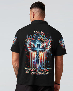 I Can Do All Things Cross Wings Men's All Over Print Shirt - Tltr1701244